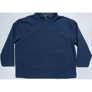 HB Harbor Bay by DXL Men's 3XL Hooded Soft Shell Jacket Fleece Full Zip Hoodie